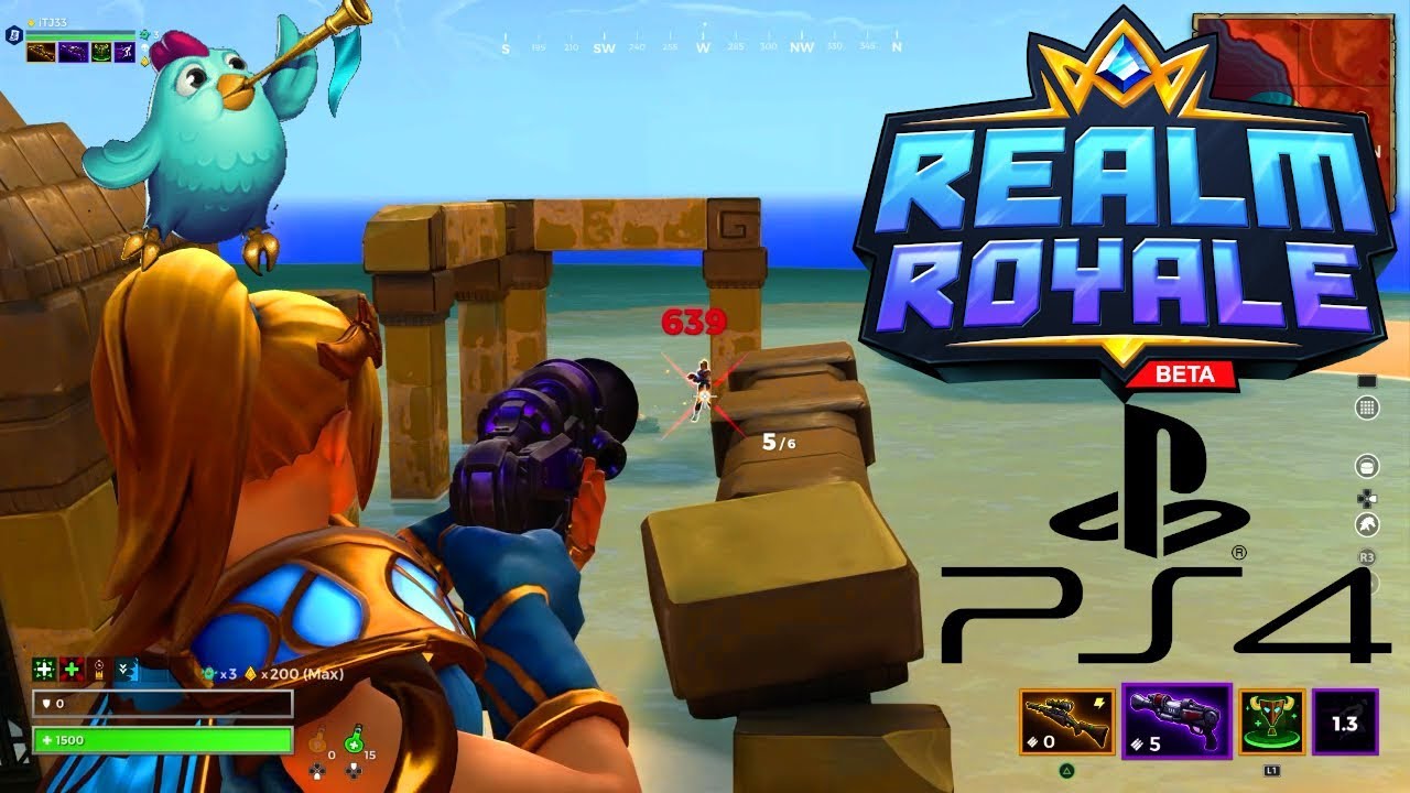 Realm Royale PS4 Console Beta Gameplay - Console Crown Royales!