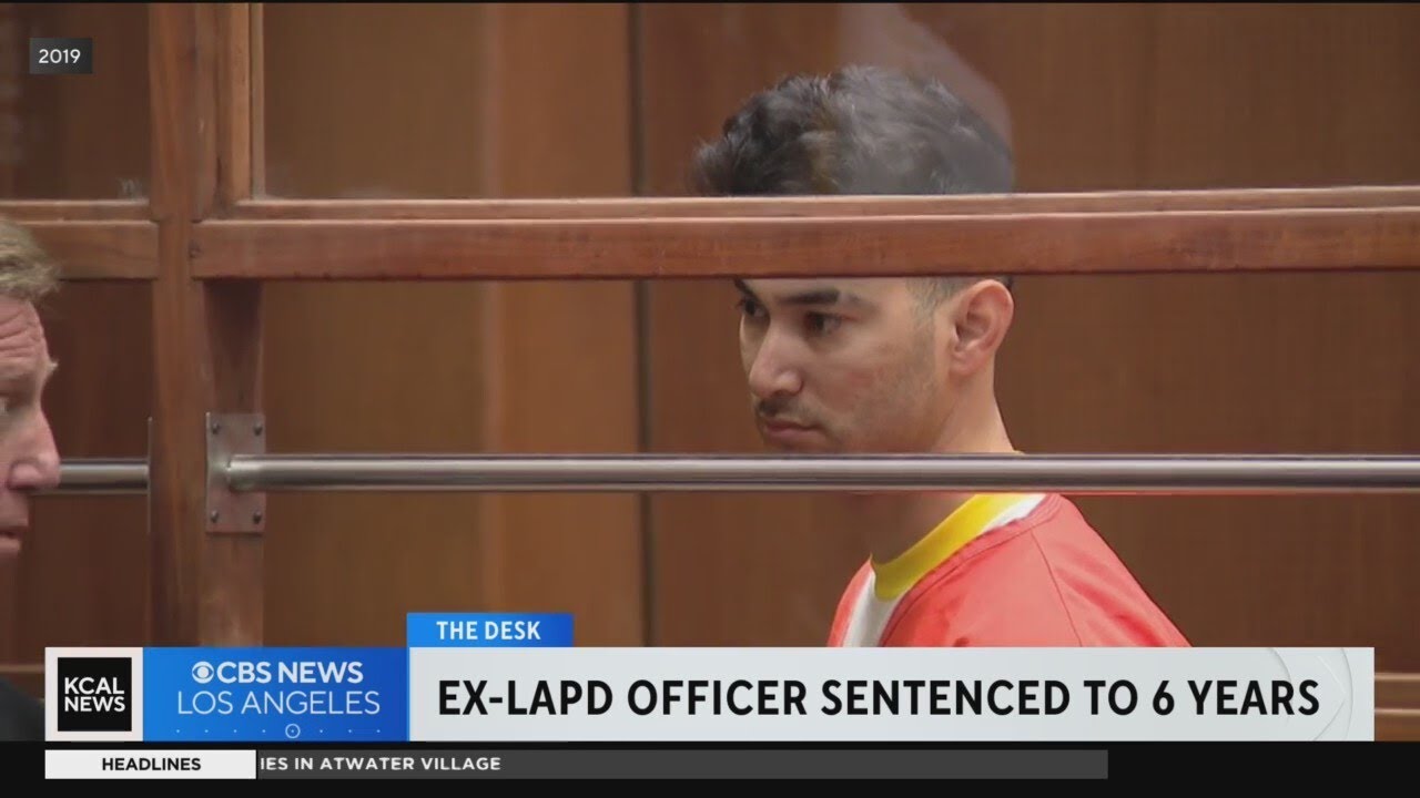 Ex-LAPD officer sentenced to six years for off-duty rape in 2015