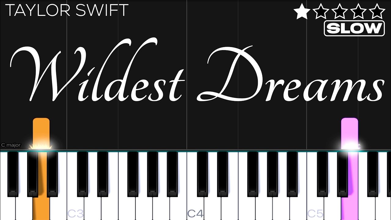 Taylor Swift - Wildest Dreams | EASY SLOW Piano Tutorial