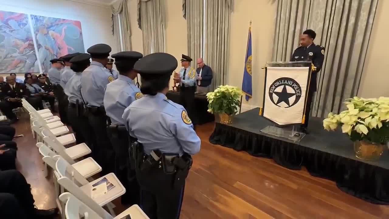 New Orleans police welcomes 11 new officers amid challenges in retention