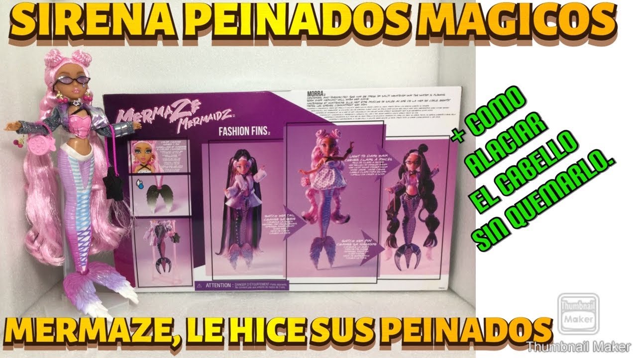 MERMAZE MERMAIDZ, SIRENA PEINADOS MÁGICOS, LE HICE TODOS SUS PEINADOS Y LE CAMBIE CUERPO,  LO VALE?