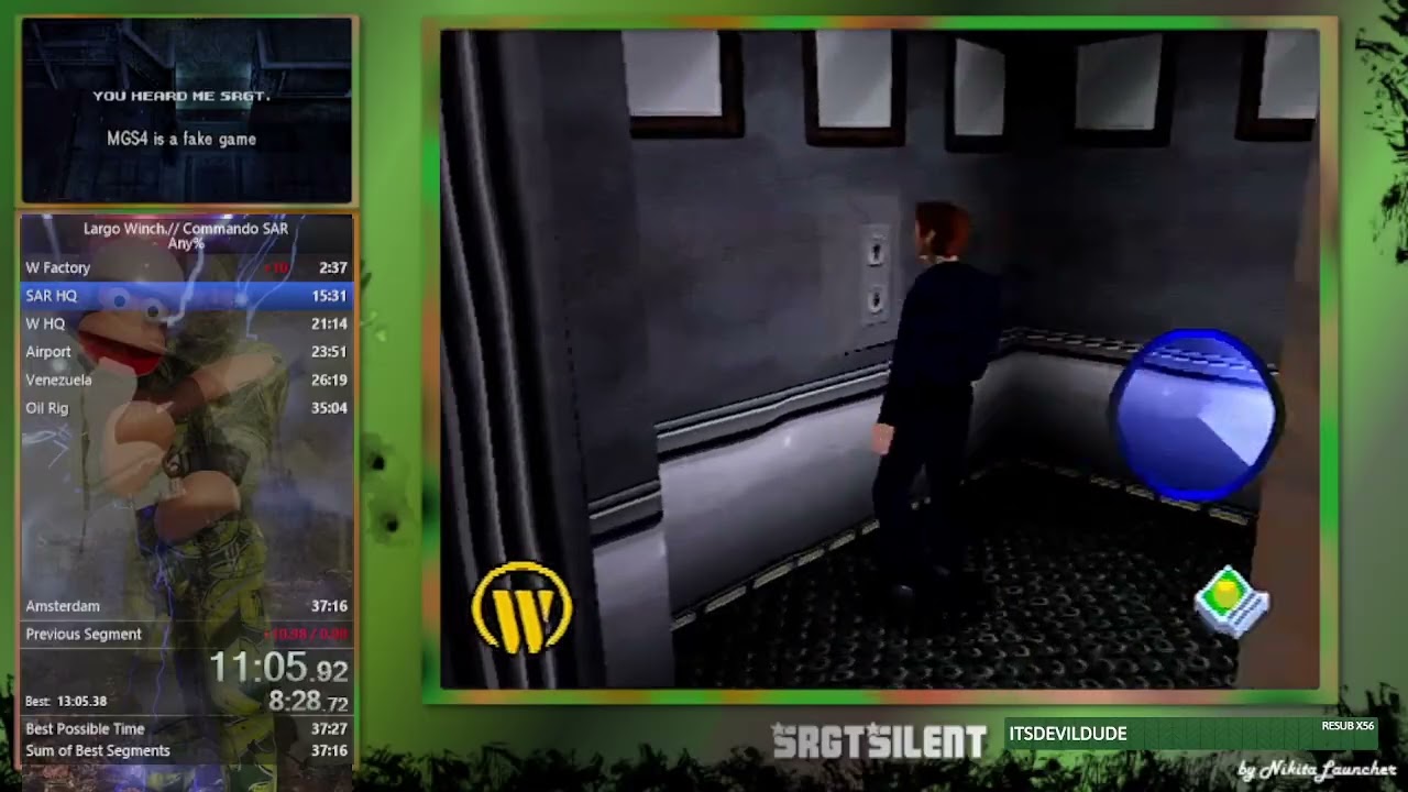 Largo Winch .// Commando SAR - Any% - 33:16 WR