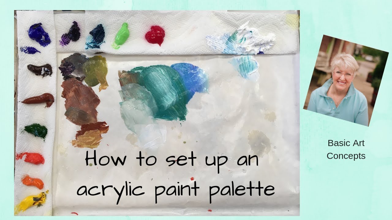 How to set up an acrylic palette.