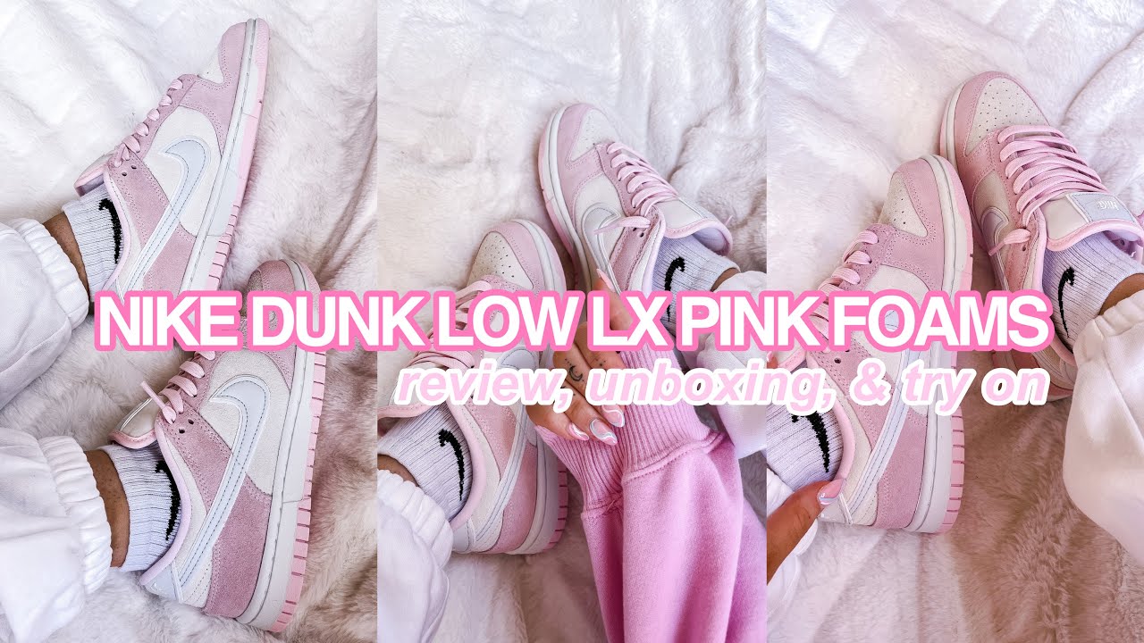 Nike Dunk Low Pink Foam Unboxing and Review | On Foot Look
