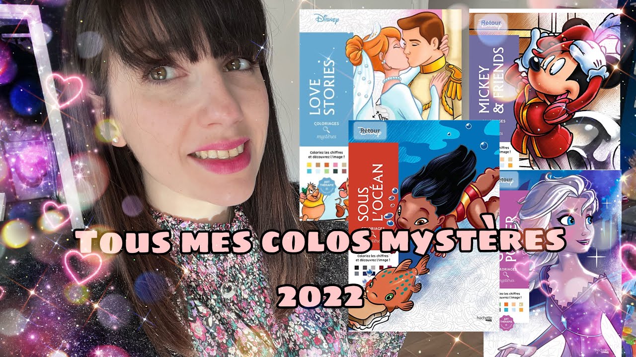 Tous mes coloriages mystères 2022- coloriage adulte