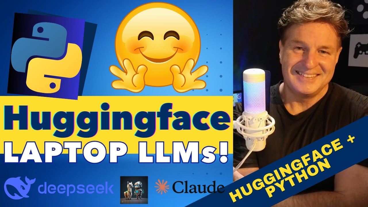 Локальный запуск LLM-программ Huggingface, таких как Llama, на вашем ноутбуке или компьютере с по...