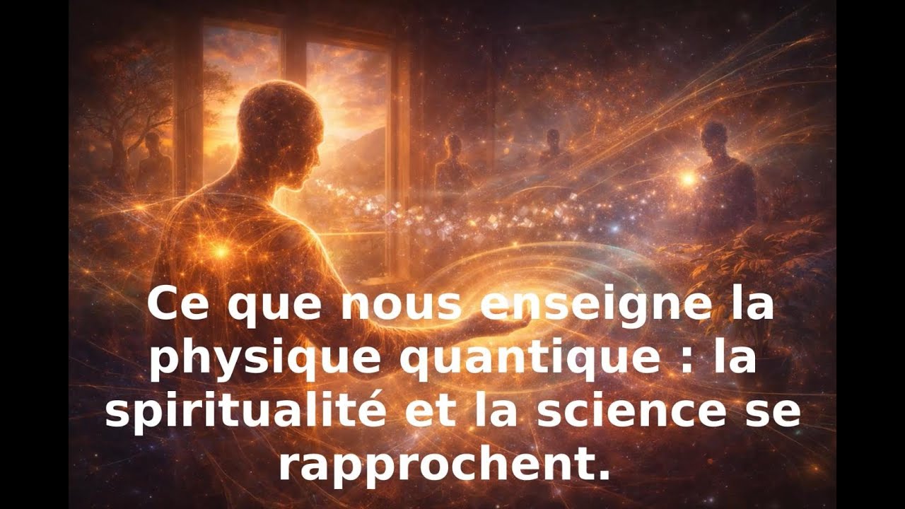 FR |  Ce que nous enseigne la physique quantique : la spiritualité et la science se rapprochent.