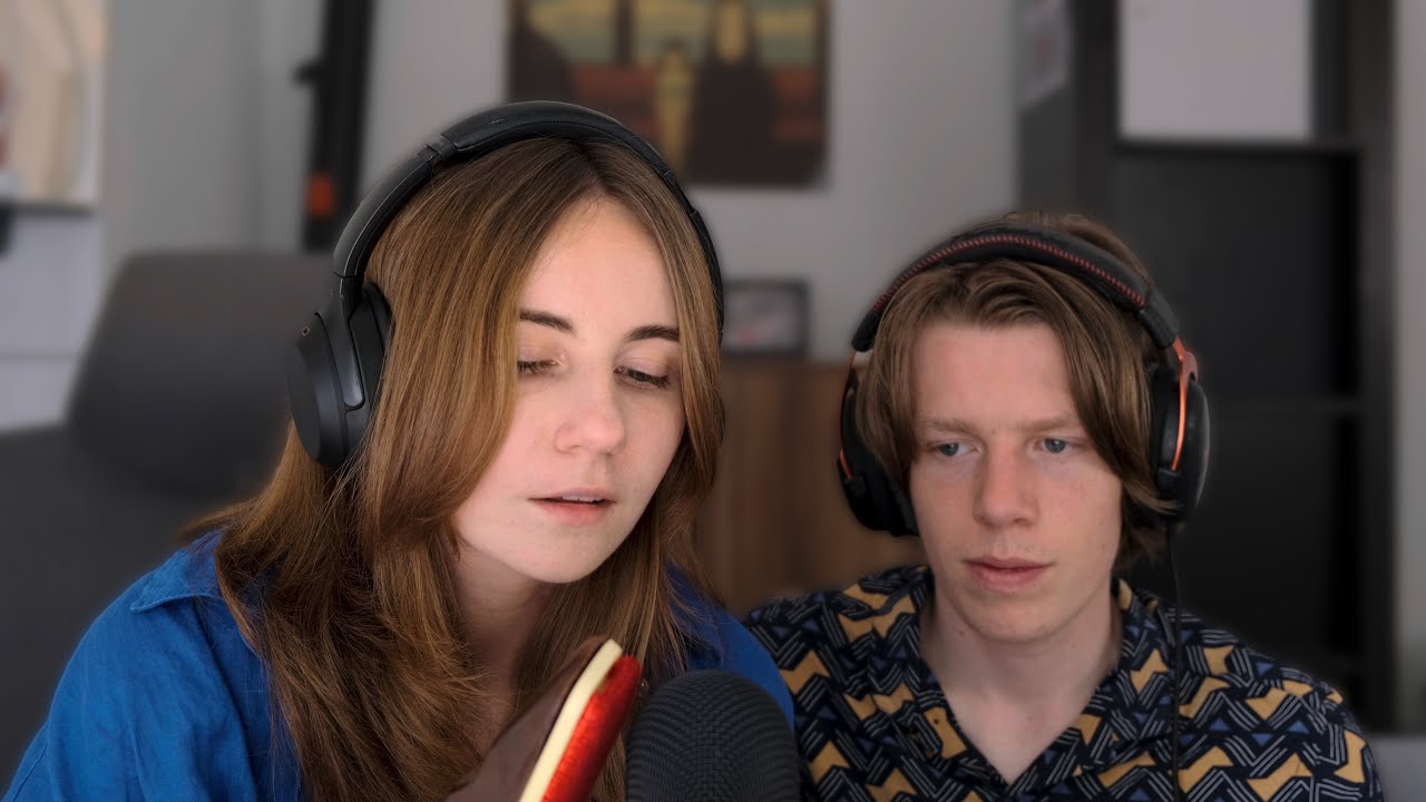 My girlfriend tries ASMR