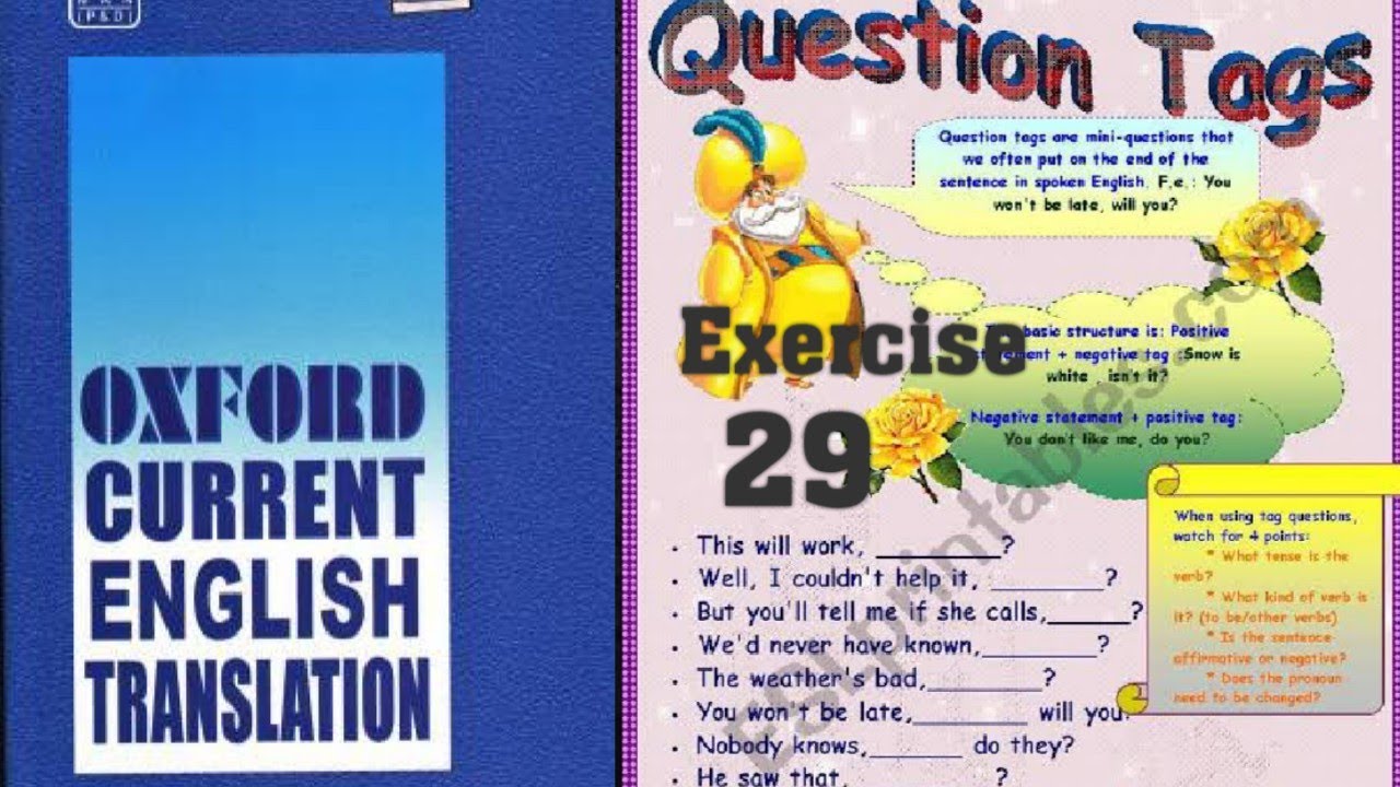 #questiontag Exercise 29 ||question tag
