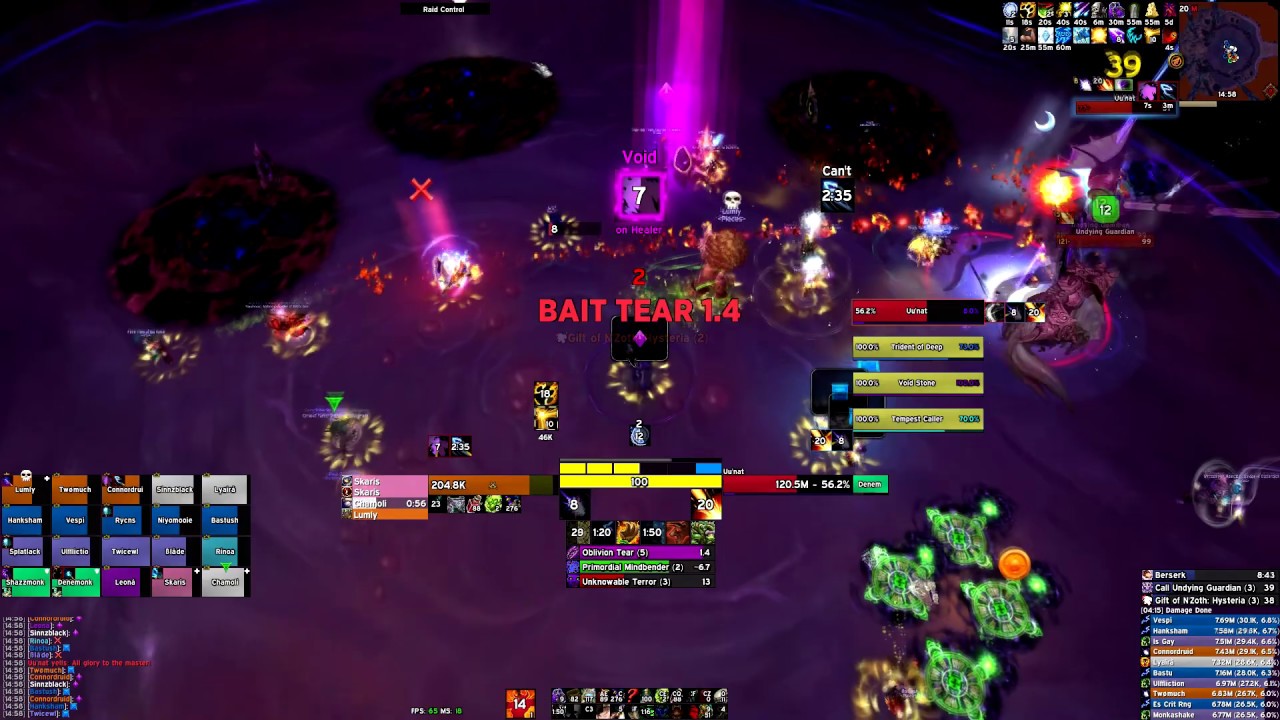 [World First] Pieces vs Mythic Uu'nat - Balance Druid PoV