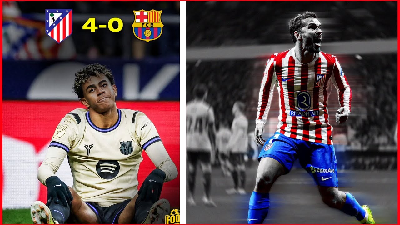 BARÇA 0-4 ATLETICO MADRID HUMILIATION !
