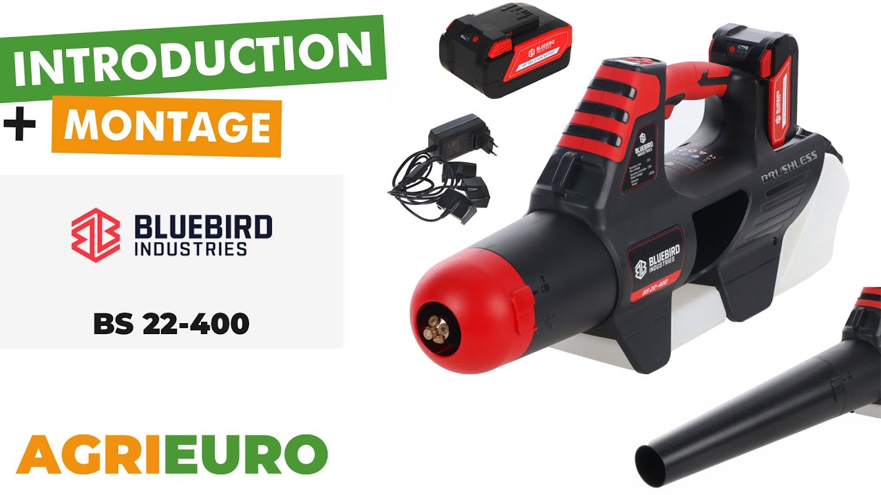 Introduction and assembly of the Blue Bird BS 22-400 - Atomiser and battery-operated blower
