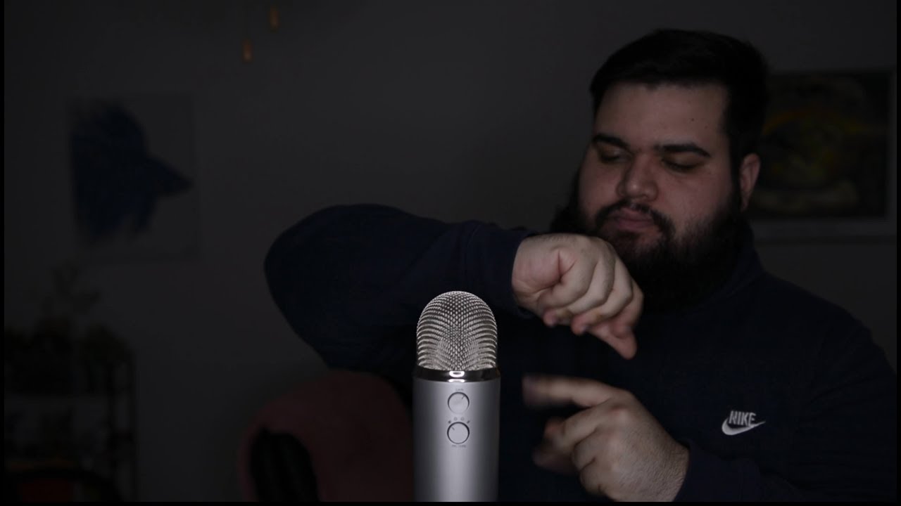 ASMR hand sounds and whispers
