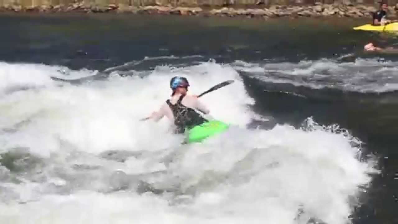 Surfing in the Pyranha Burn
