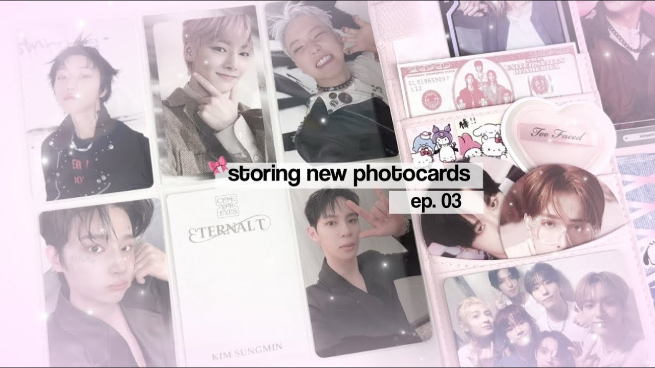 ૮ . . ྀིა storing new photocards ep. 3 ꒰ zb1, xdh, svt, skz and more ꒱
