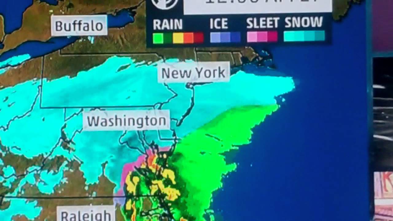 Blizzard Jonas in New York City January 22 2016 - January 24 FORECAST (Local on the 8s!)