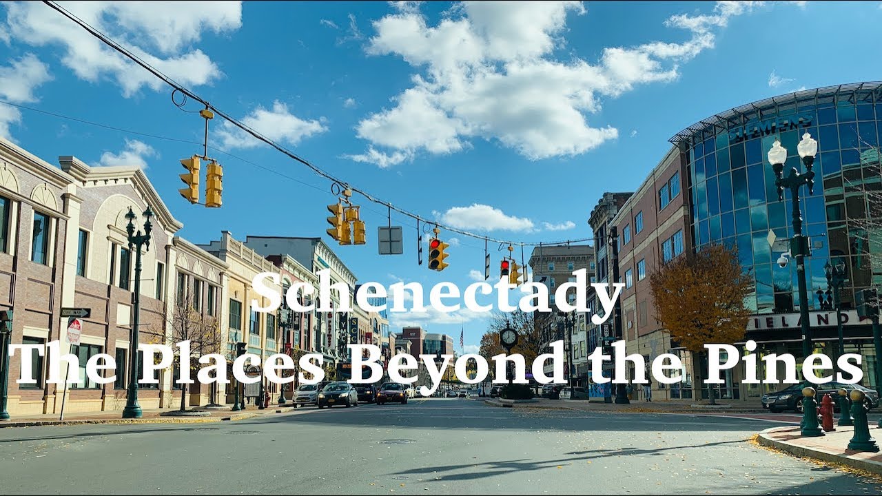 Driving Around Schenectady NY in Autumn