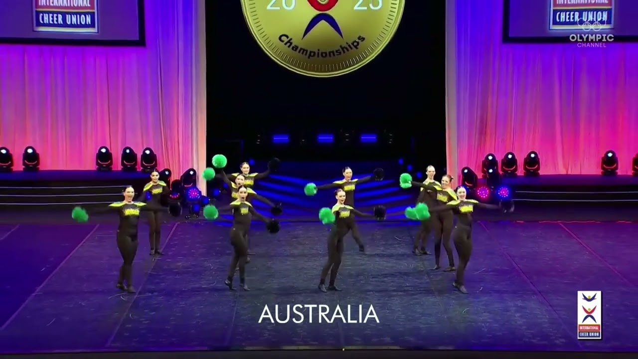 2023 ICU Worlds Junior Pom  - Team Australia
