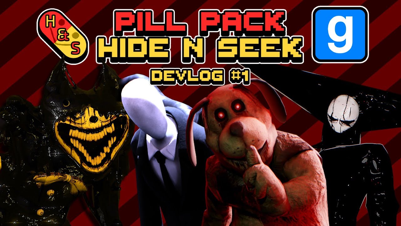 GMOD Pill Pack Hide & Seek Devlog #1 | TEASERS + FUTURE MONSTERS