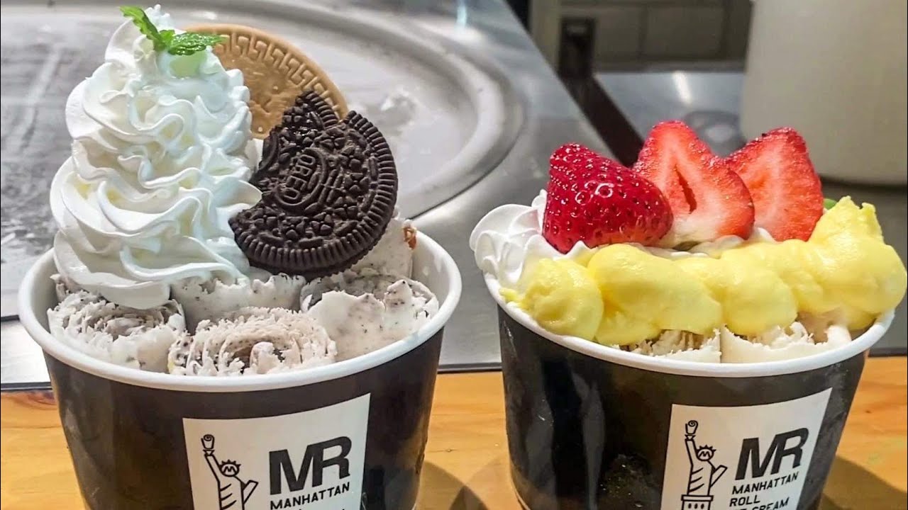 japanese food - Ice Cream Rolls  ロールアイス