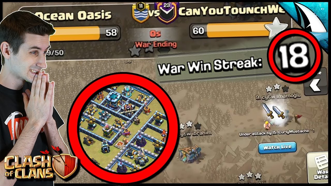 Can We Stop Their 18 Win Streak?!? It's War Time | Clash of Clans