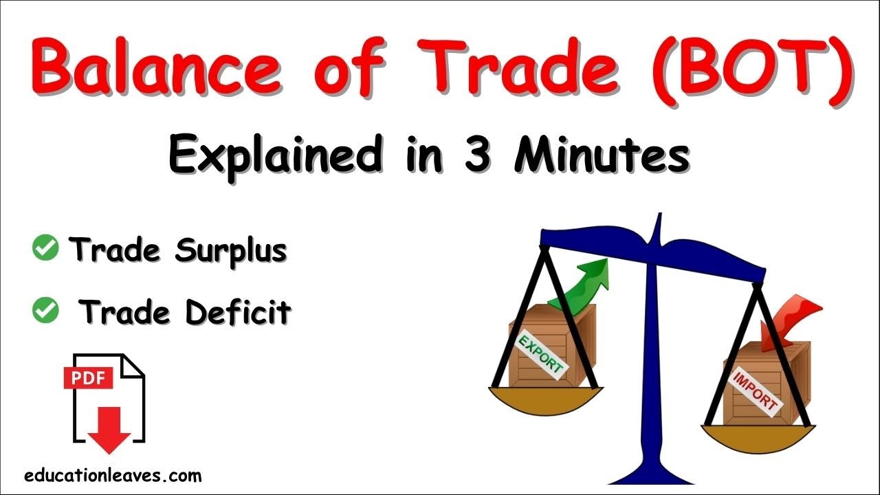 What is Balance of Trade (BOT)? Types, Factors, Impact, Strategies #bot