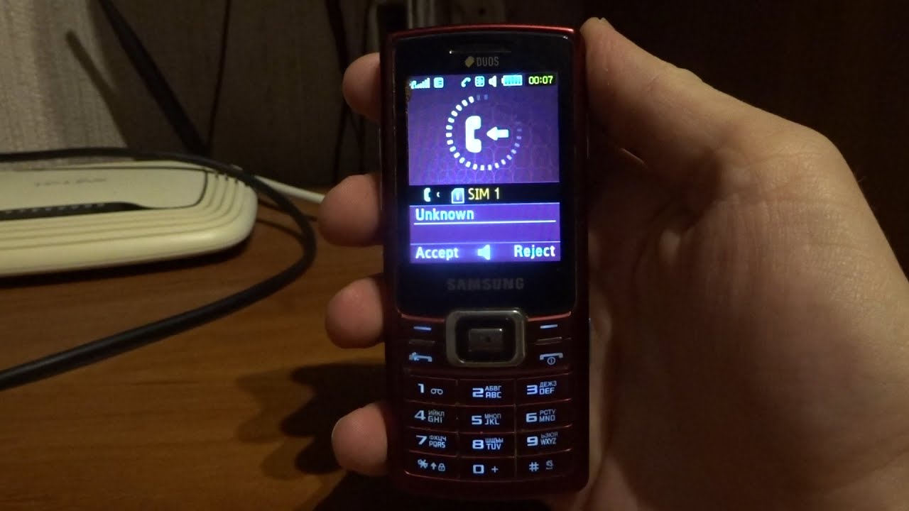 Samsung C5212i Incoming call In 2022