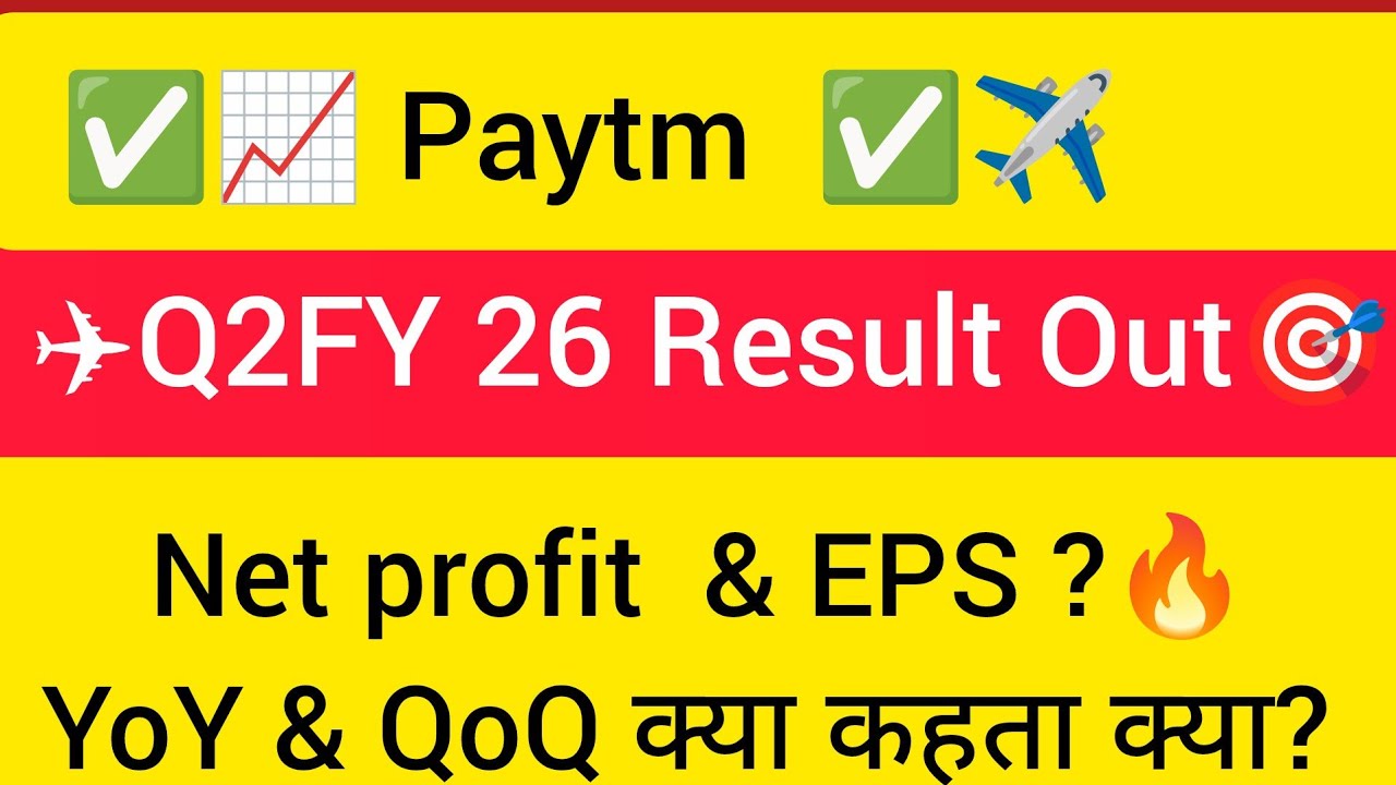 Paytm results Q2 2026 | paytm share latest news today | paytm share price today 