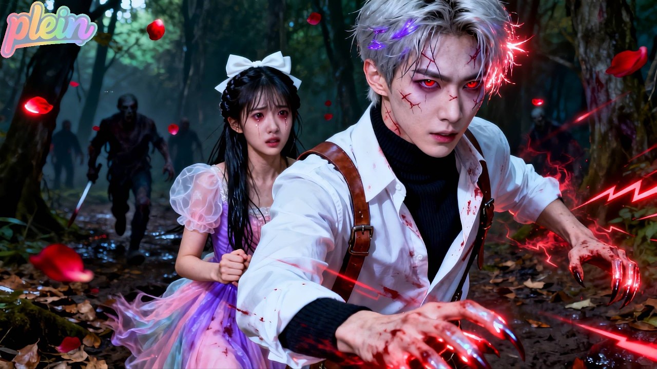 Lors d'une épidémie de zombies, une fille dehors croit mourir, mais dompte le roi zombie d'un baiser