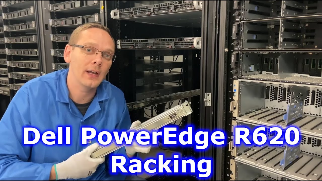 Dell PowerEdge R620 | Как установить сервер в стойку | Стойки для центров обработки данных | Напр...