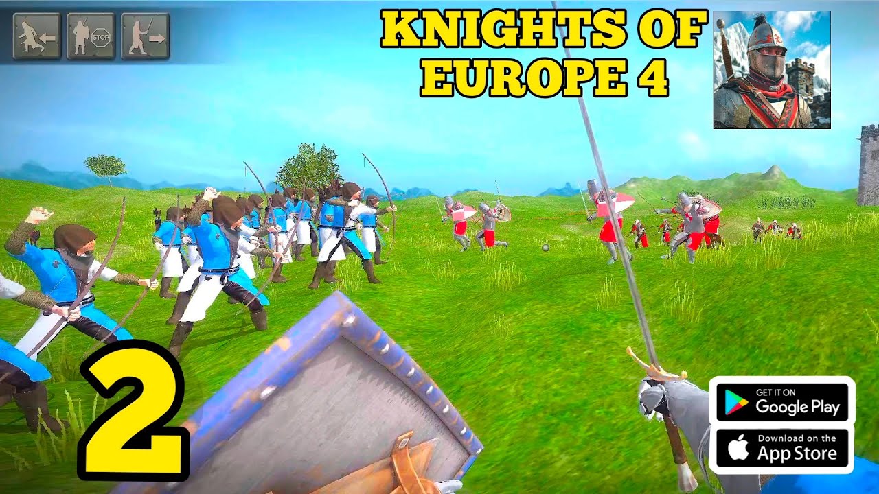 Knights of Europe 4 - OFFLINE Mobile/Android Gameplay walkthrough Part - 2