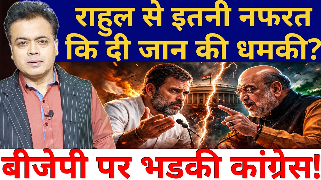 काँग्रेस का बड़ा हमला! राहुल पर भाजपाई झूठ- बना जान को खतरा! बाज़ आएगी बीजेपी?