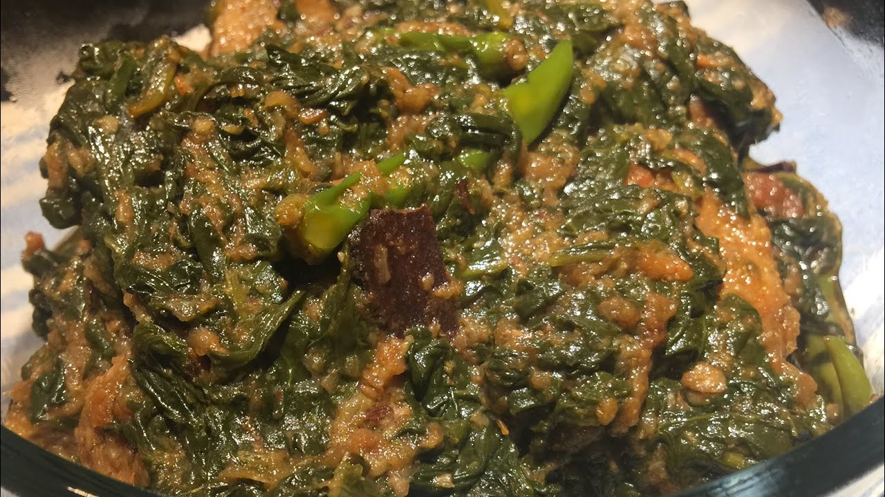 Palak Gohst (Beef & Spinach curry)