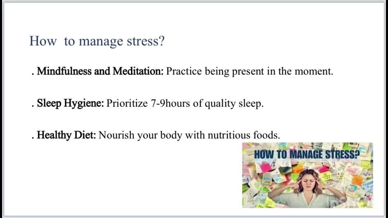 Mastering stress