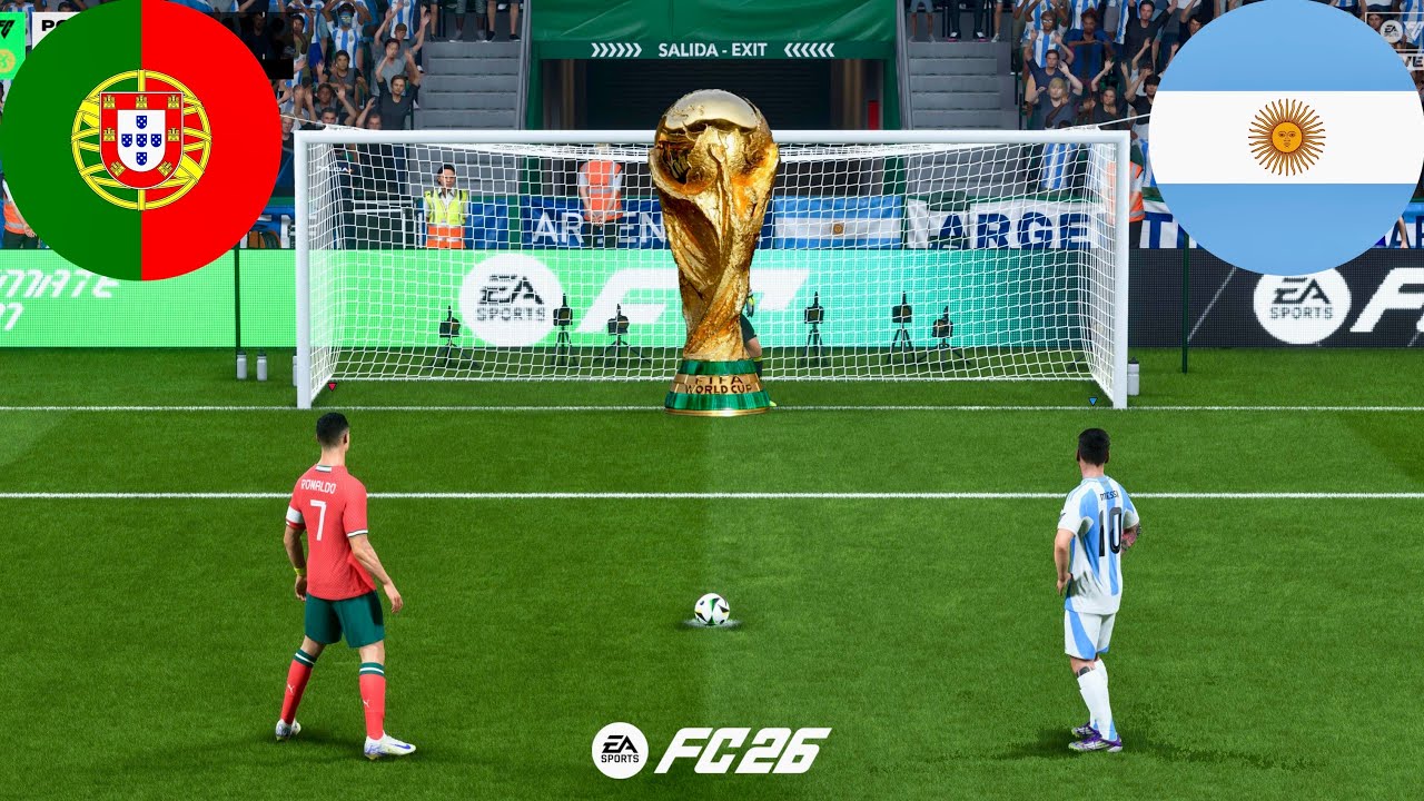 PORTUGAL VS ARGENTINA | WORLD CUP FINAL 2026 | RONALDO VS MESSI | FC 26 PENALTY SHOOTOUT - PS5