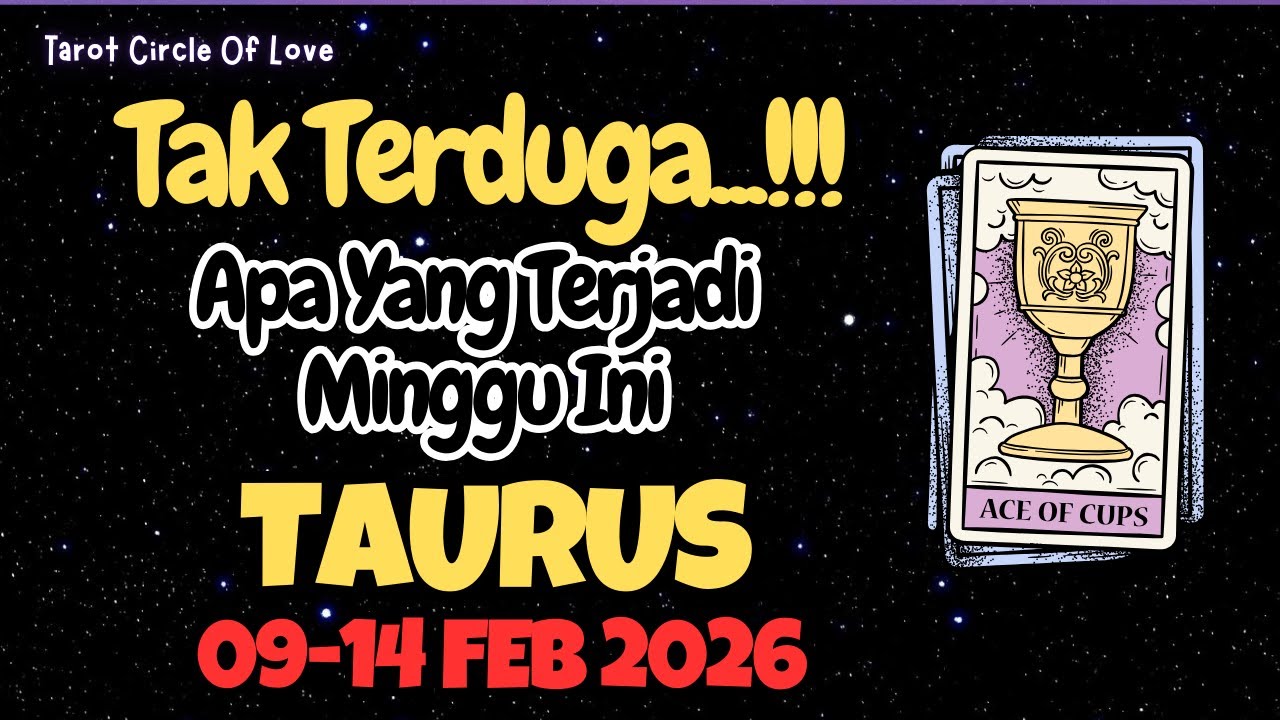 🍀TAURUS MINGGU INI⏳WASPADAI HAL TAK TERDUGA INI✨