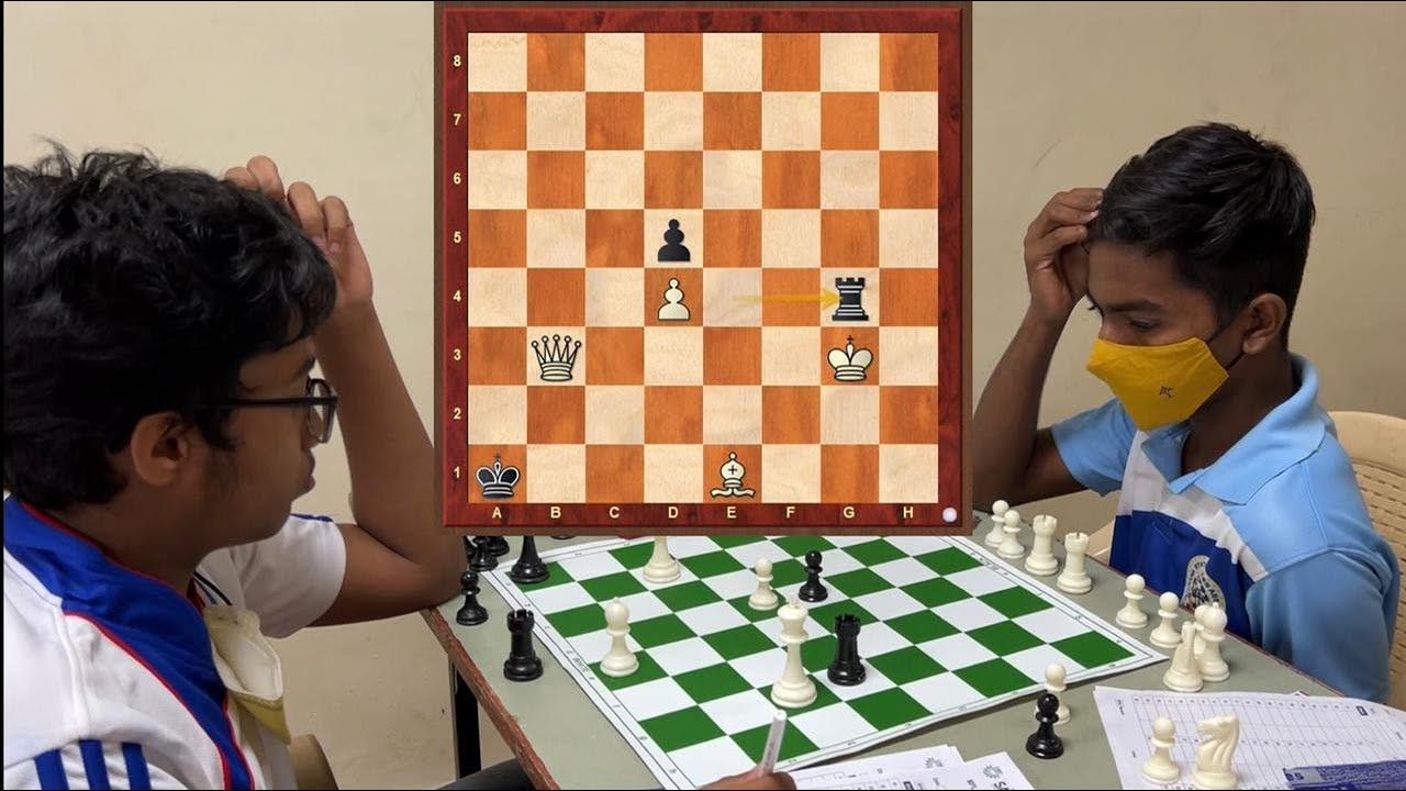 How many tactics can you spot? | A crazy endgame | Thejas K vs Irondla Akash Kumar