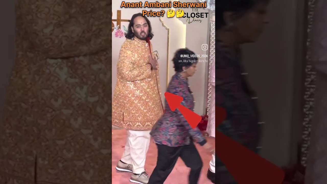 Anand Ambani sherwani price ?? #youtubeshorts #sherwani #anantambani #price #1000subscriber#marriage