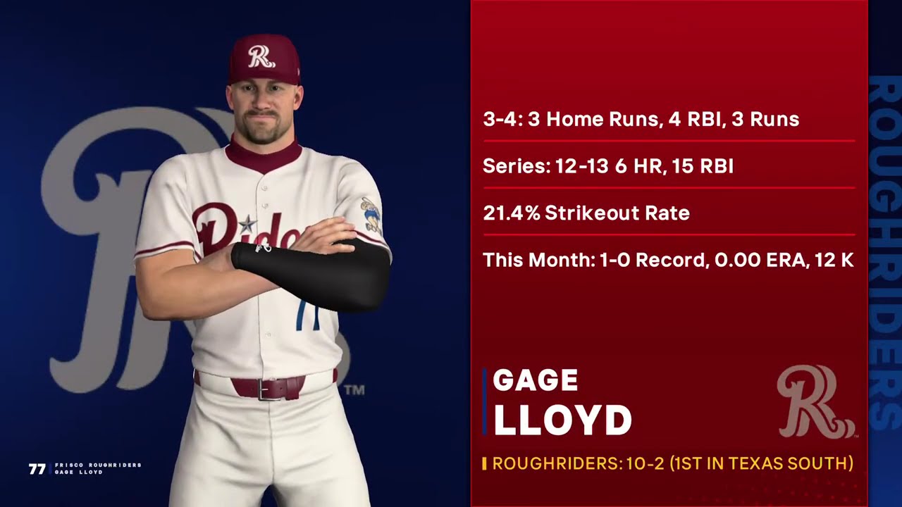 Playing MLB the Show 25.