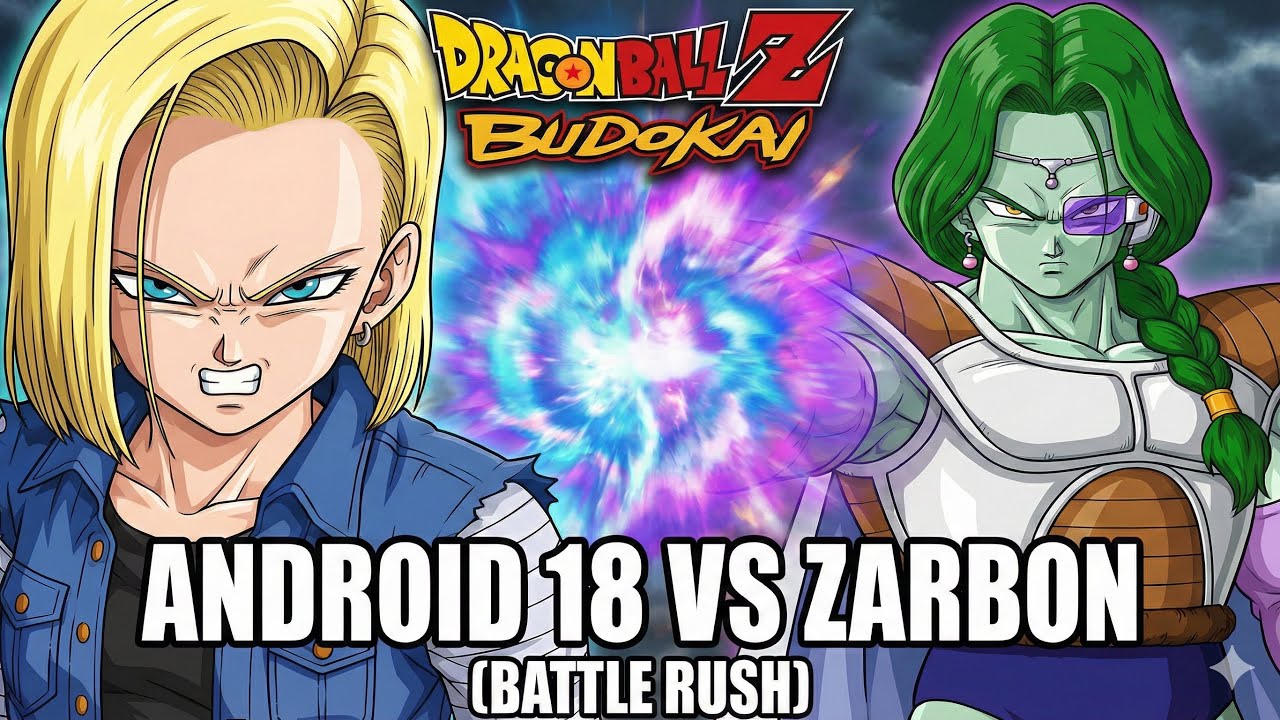 Android 18 vs Zarbon [Battle Rush] - Dragon Ball Z: Budokai Gameplay