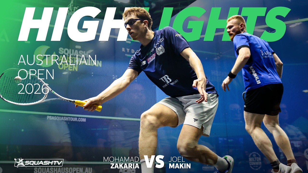 🏴󠁧󠁢󠁷󠁬󠁳󠁿 Макин против Закарии 🇪🇬 | Открытый чемпионат Австралии 2026 | Основные моменты полуфинала