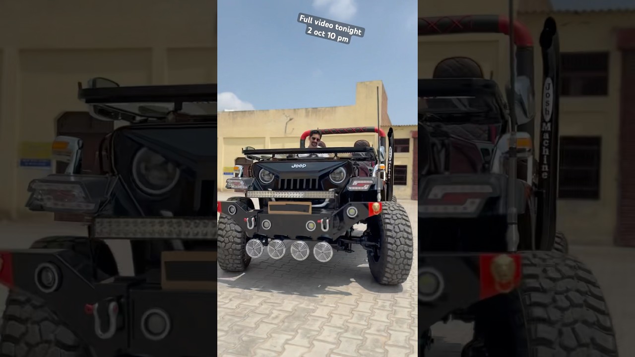 Modified jeep for Madhya pardesh by Rajesh Jain motor 9035785000