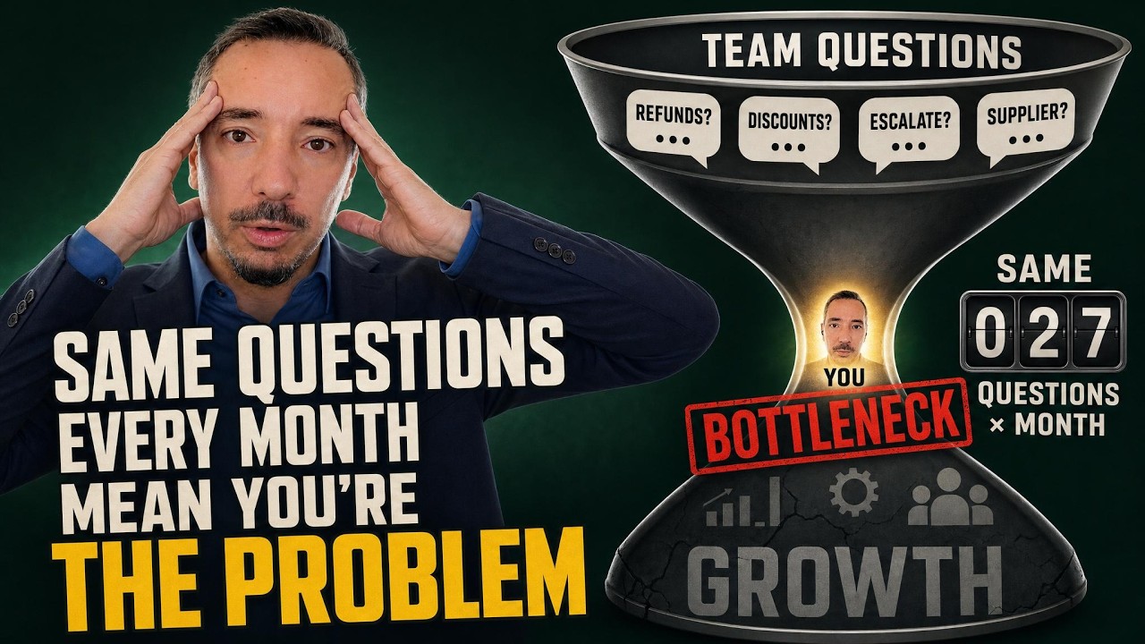 Your Team Isn’t Incompetent — You’re the Bottleneck