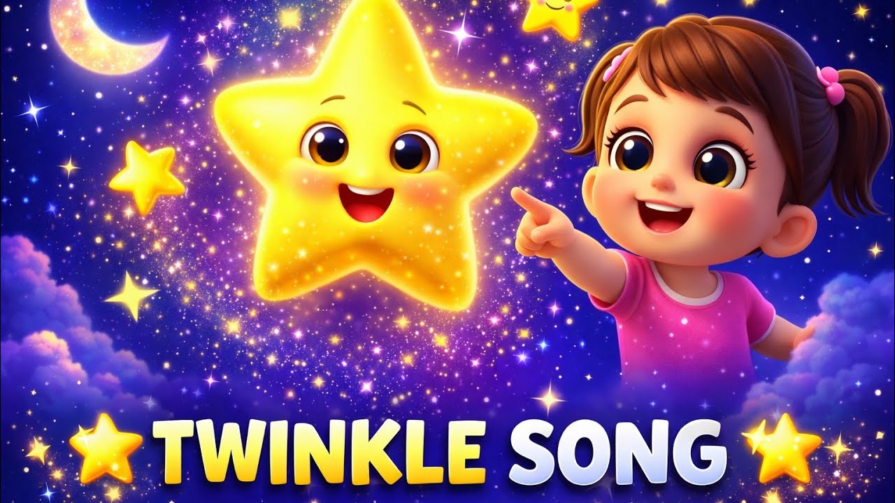 Twinkle Twinkle Little Star 🌟 | 3D Animation Kids Song | Nursery Rhymes for kids| kids english song