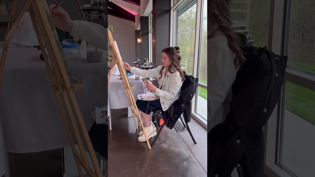 My Live Wedding Painting Process! #shorts #short