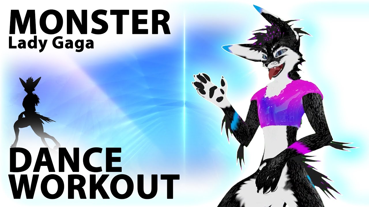 Monster | Lady Gaga | Full Body Dance | VRChat | Furry
