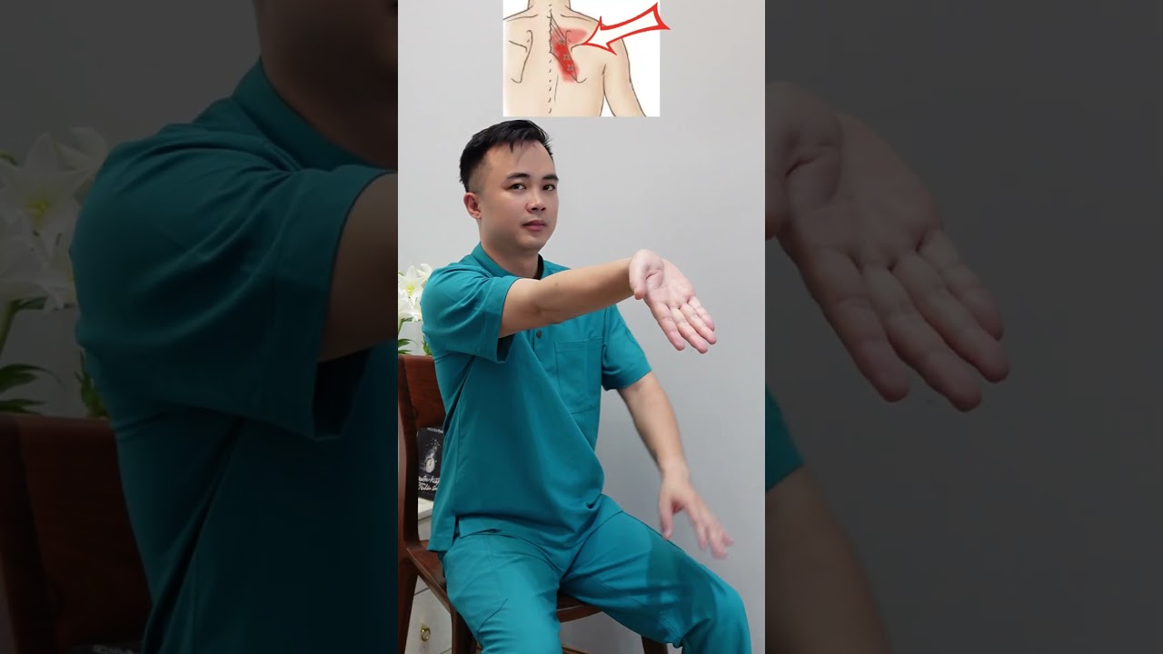 Rhomboids Pain Relief Exercise  #physiotherapist #chiropractic