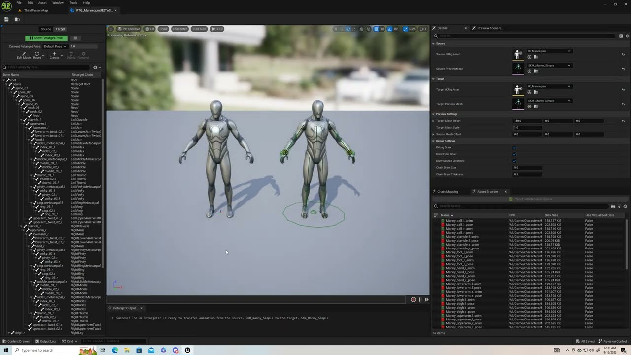 How to setup Synty Characters in the Unreal Engine 5.2