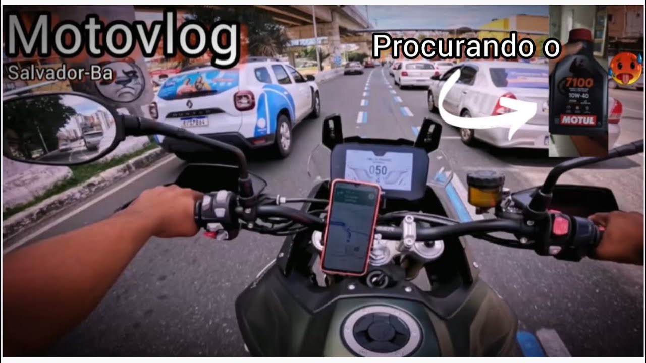 MOTOVLOG SALVADOR BA A PROCURA DO OLEO 7100