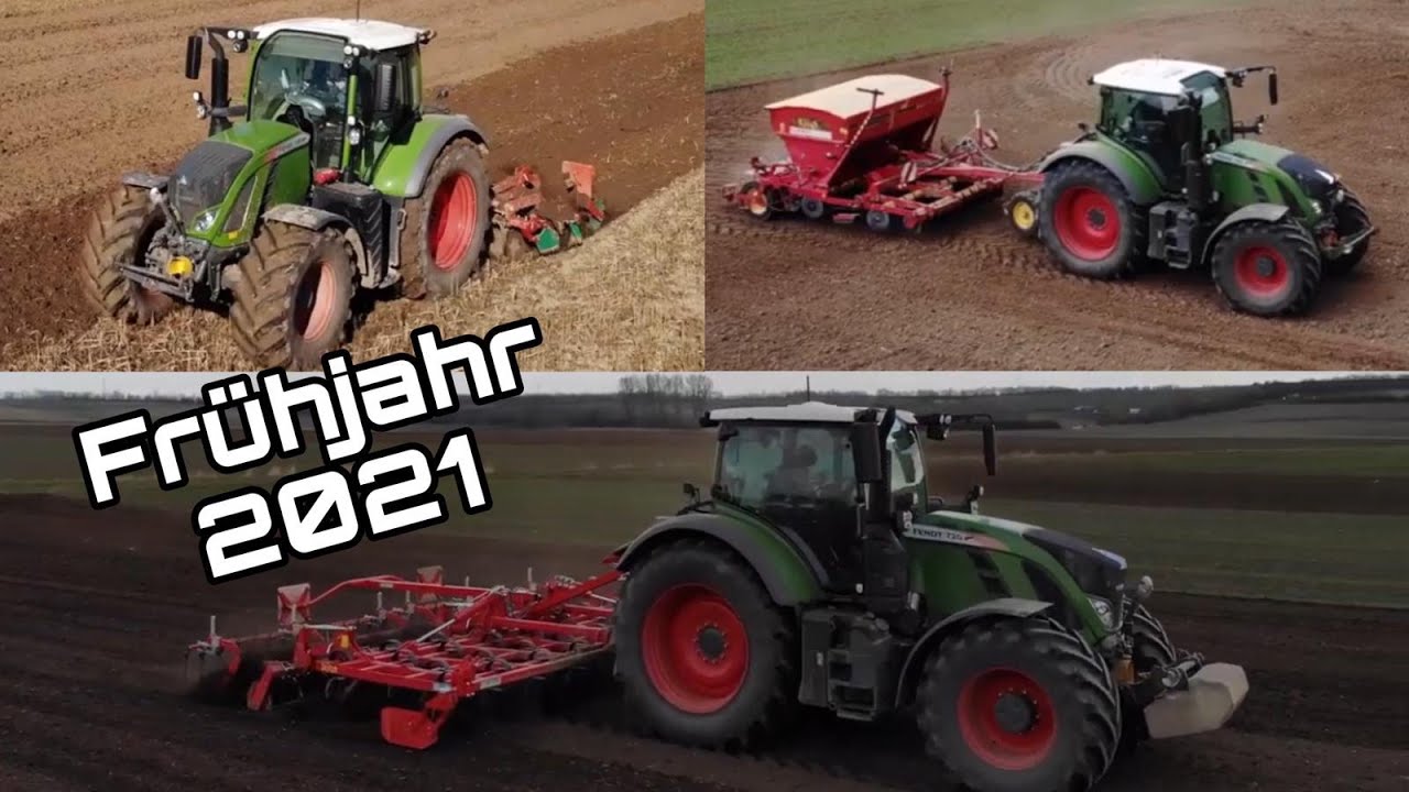 FRÜHJAHR 2021 | Fendt 720 Vario, Einböck, Väderstad, Agro Masz | Grubbern, Säen, Scheibenegge